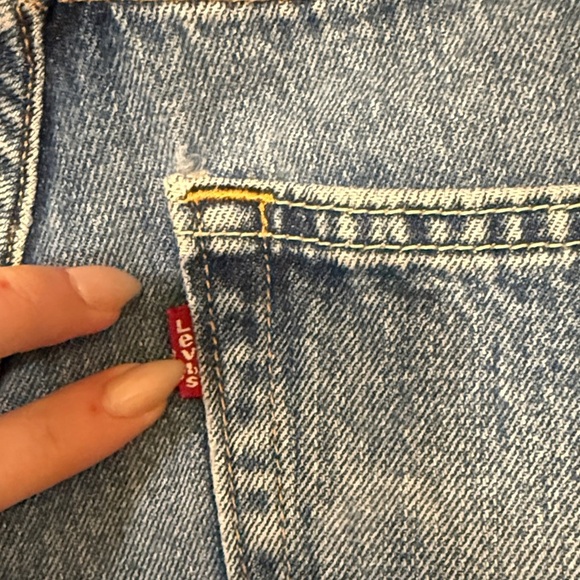 Vintage Levi’s 505s Blue Denim Cutoff Shorts - Picture 10 of 10